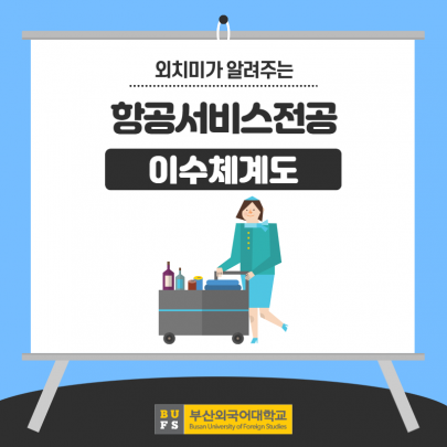 항공서비스전공 이수체계도